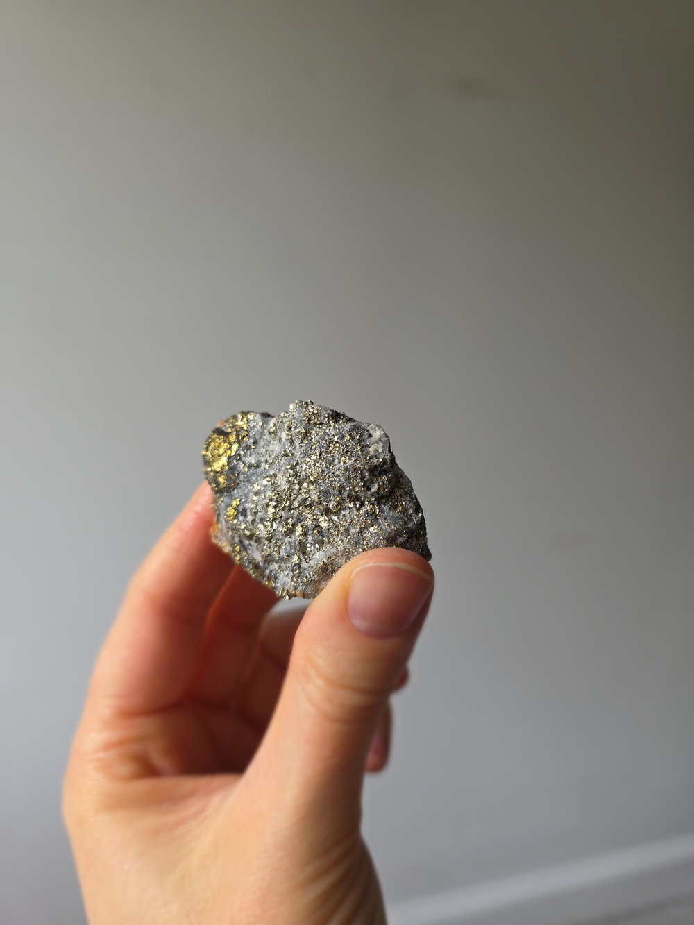Pyrite & Quartz Inclusions Rock Accent - Decorative
